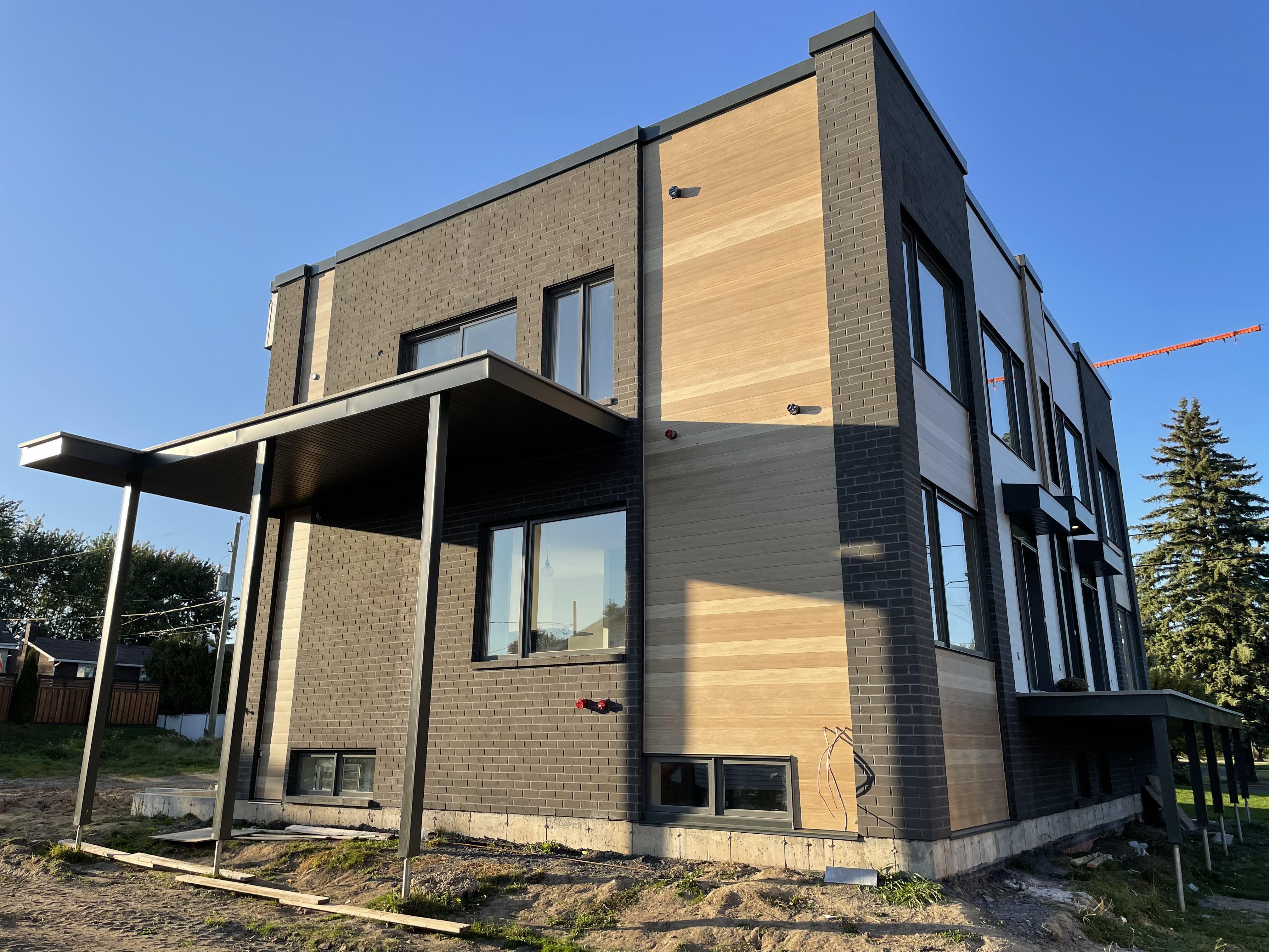 Façade réalisée par P3 Aluminium