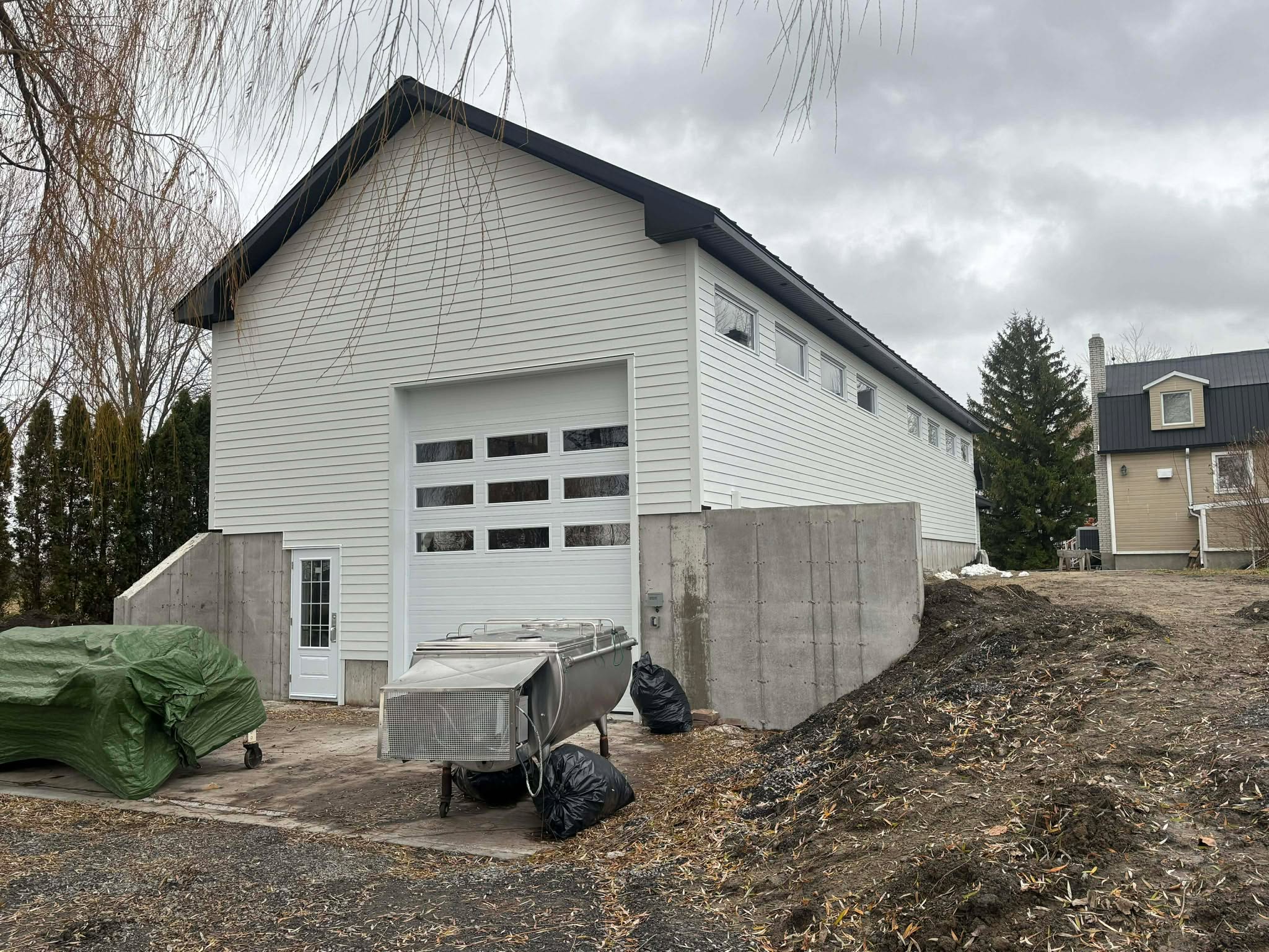 Détail de pliage d'aluminium
